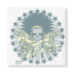 Skull Headdress Magnet