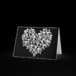 Skull Heart Greeting Card