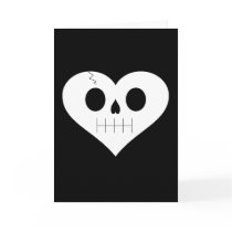 Skull Heart Face cards