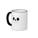 Skull Heart Face mugs