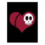 Skull Heart Postcard