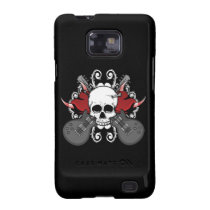 Skull Hearts Guitars Music Samsung Galaxy Case