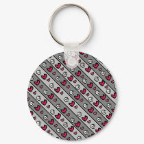 skull & hearts keychains by JoJy45 skull & hearts keychains