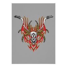 Skull Horns Flames and Handlebars Announcements