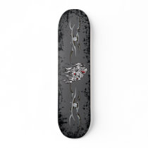 Skull in Flames skateboards by CreativeSkateboards Skull in Flames skateboards