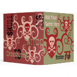 Skull in Tatoo Scroll Binder