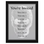 Skull, in White. letterhead