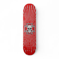 Skull & Iron Cross: Custom Skateboard
