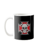 Skull & Iron Cross: Vector Drawing: Coffee Mug