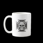 Skull & Iron Cross: Vector Drawing: Mugs