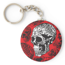 skull keychain