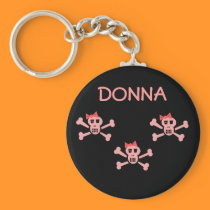 Skull Keychain- Add Your Name!!
