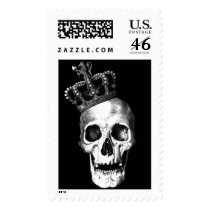 artsprojekt, skull, halloween, crown, dark, goth, royalty, illustrations, pitch blackness, young adult novel, nontextual matter, James Rollins, lightlessness, pictorial matter, dimout, unpleasant person, disagreeable person, brownout, king of the germans, king of great britain, crowned head, total darkness, male monarch, king of england, king of france, allhallows eve, boor, semidarkness, tike, churl, tyke, blackness, payment, blackout, hallowe'en, barbarian, sovereign, peasant, illumination, darkness, Stamp with custom graphic design