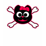 Skull Kitty Pink Shirts