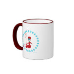 skull&amp;kitty (red) mug