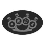 Skull Knuckles Stickers