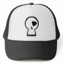 Skull logo Hat by LoveandBones Skull logo Hat