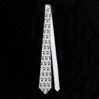 Skull Logo Tiled Tie