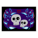 Skull Love cards by toxiferousdark Skull Love cards