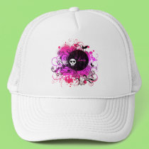 Skull Love Pink Hat