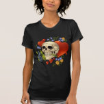 Skull Love - Skulls, Roses and Hearts by Al Rio T Shirt