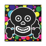 SKULL FRIDGE MAGNET