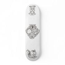 skull man nor-cal board skateboard