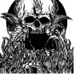 skull mantle photo sculpture photo sculptures