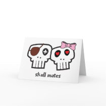 Skull Mates Valentine cards