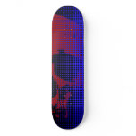 Skull mesh skate deck