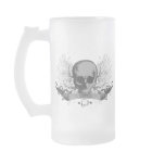 Skull montage - gray mugs