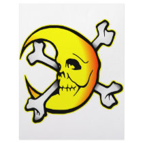 Skull Moon w/ Crossbones letterhead