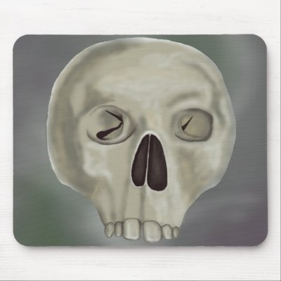 Skull Mouse Mat by InfestedMind