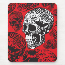 skull mousepad