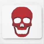 Skull Mousepad Red