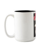 Skull Mug ~ Folk Art