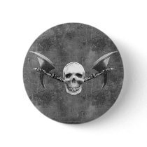 Skull N Axes Button