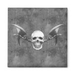 Skull N Axes Magnet