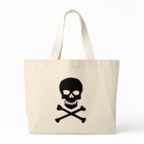 skull n bone beach bag