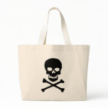 skull n bone beach bag