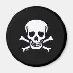 Skull n Bones black magnet