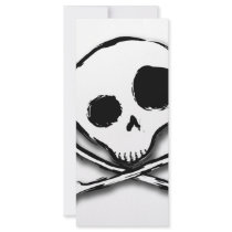Skull N Bones Plain Rack Card