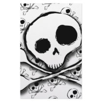 Skull N Bones with backdrop Stationery