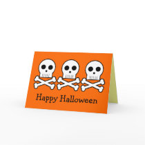 Skull N Bonez Happy Halloween Card