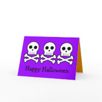 Skull N Bonez Happy Halloween Card 2