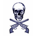 skull n pistols t-shirts by negativeions skull n pistols t-shirts