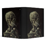 Skull of a Skeleton with Burning Cigarette binders