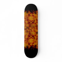 Skull of Fire Skateboard by Portraitlady Skull of Fire Skateboard