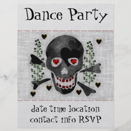 Skull of Hearts Flyer