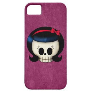 Skull of Rockabilly Girl iPhone 5 Cases